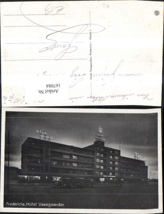 167084, Fredericia Hotel Vasegaarden automobile 1940