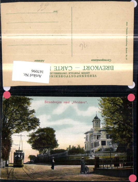 167096,Strandvejen with Hvidore tram