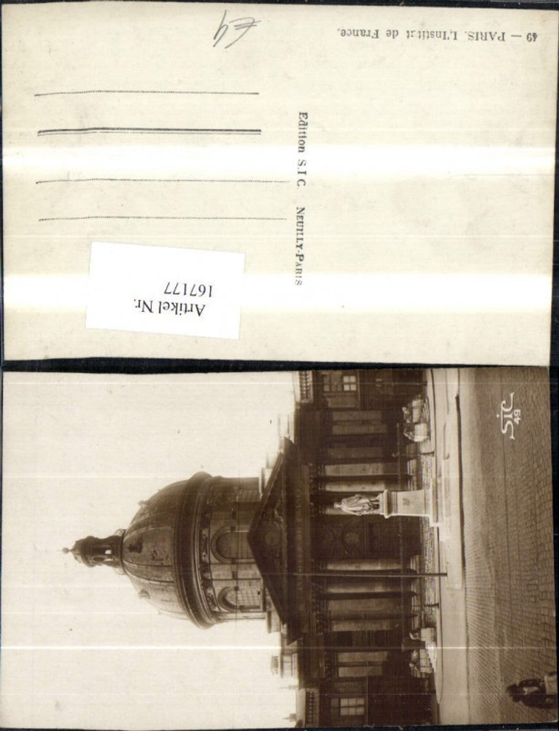 167177,Paris L Institut de France