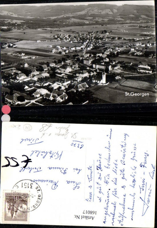 168017 St. Georgen am Steinfeld Aerial photograph near St. Pölten