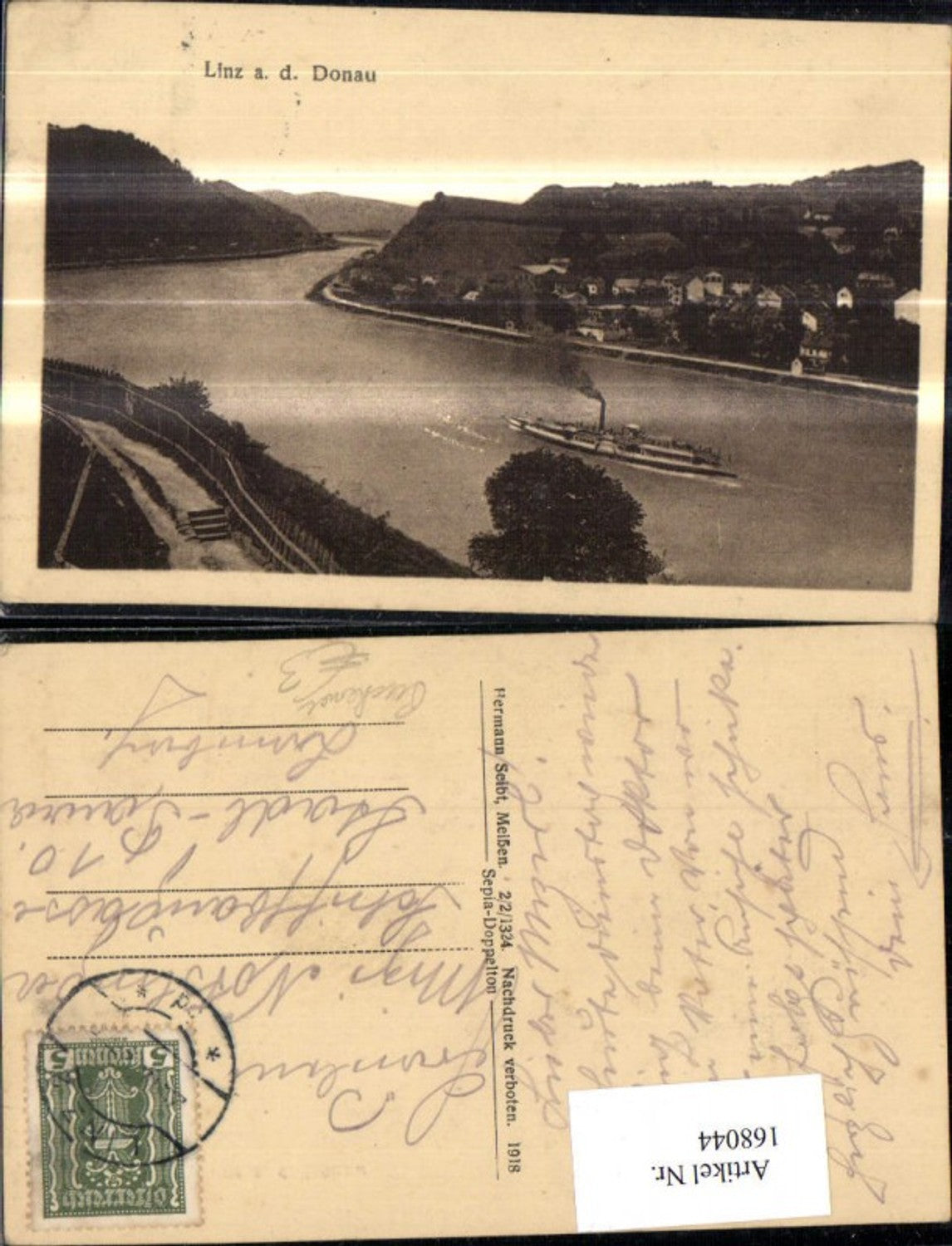 168044, Linz Puchenau steamer on the Danube