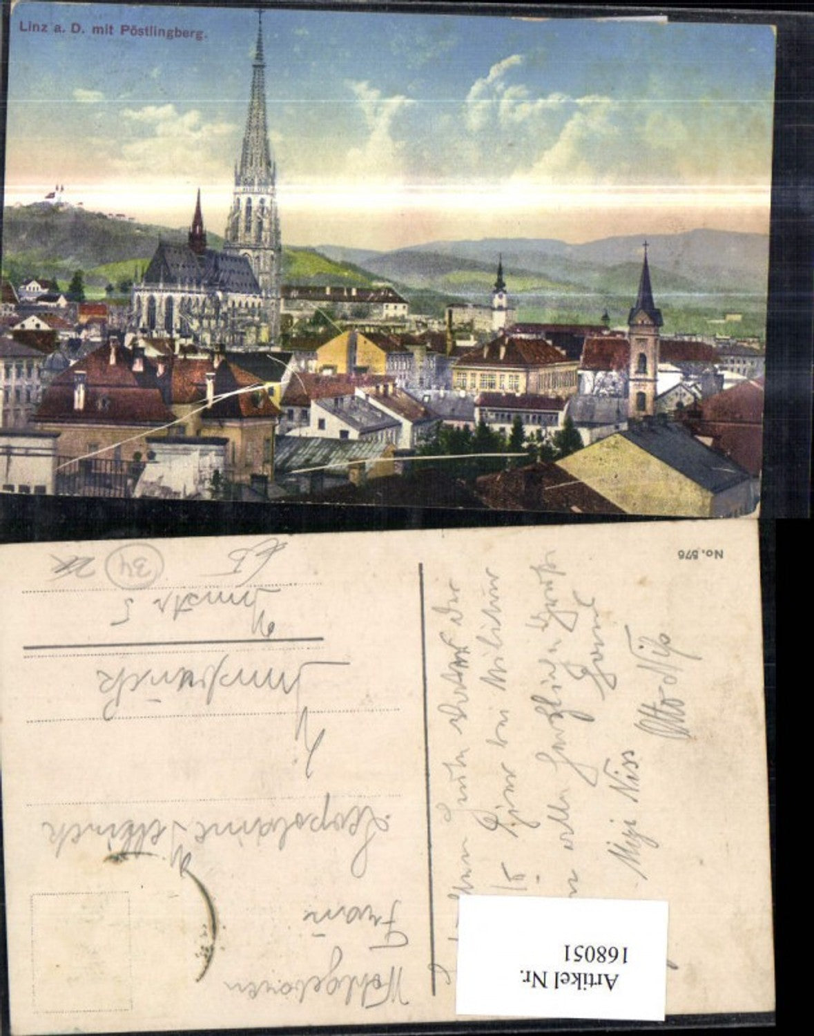 168051, Linz m. Pöstlingberg, town view