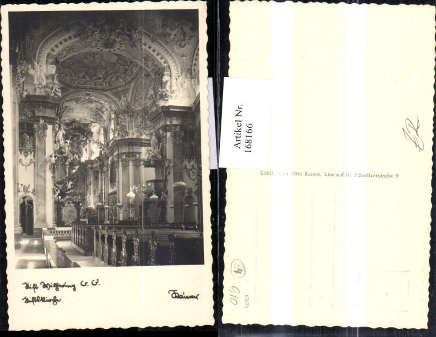 168166, Wilhering Abbey near Linz, Abbey Church, Kaiser