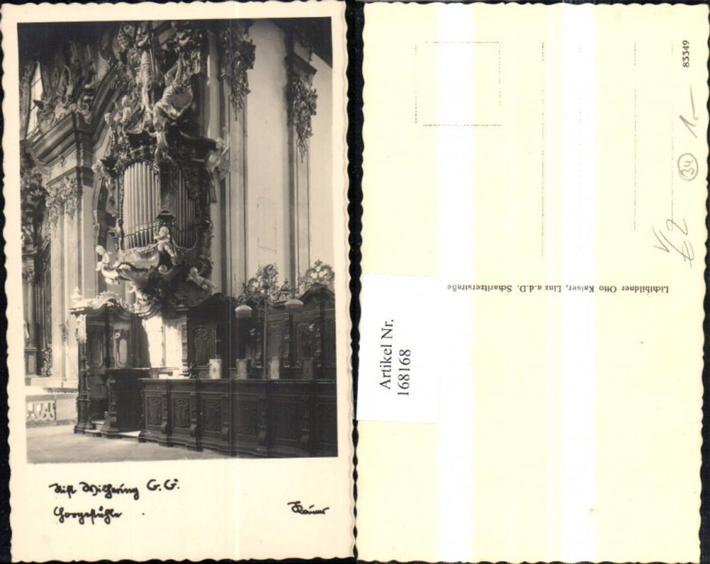 168168, Wilhering Abbey near Linz, Abbey Church, Kaiser
