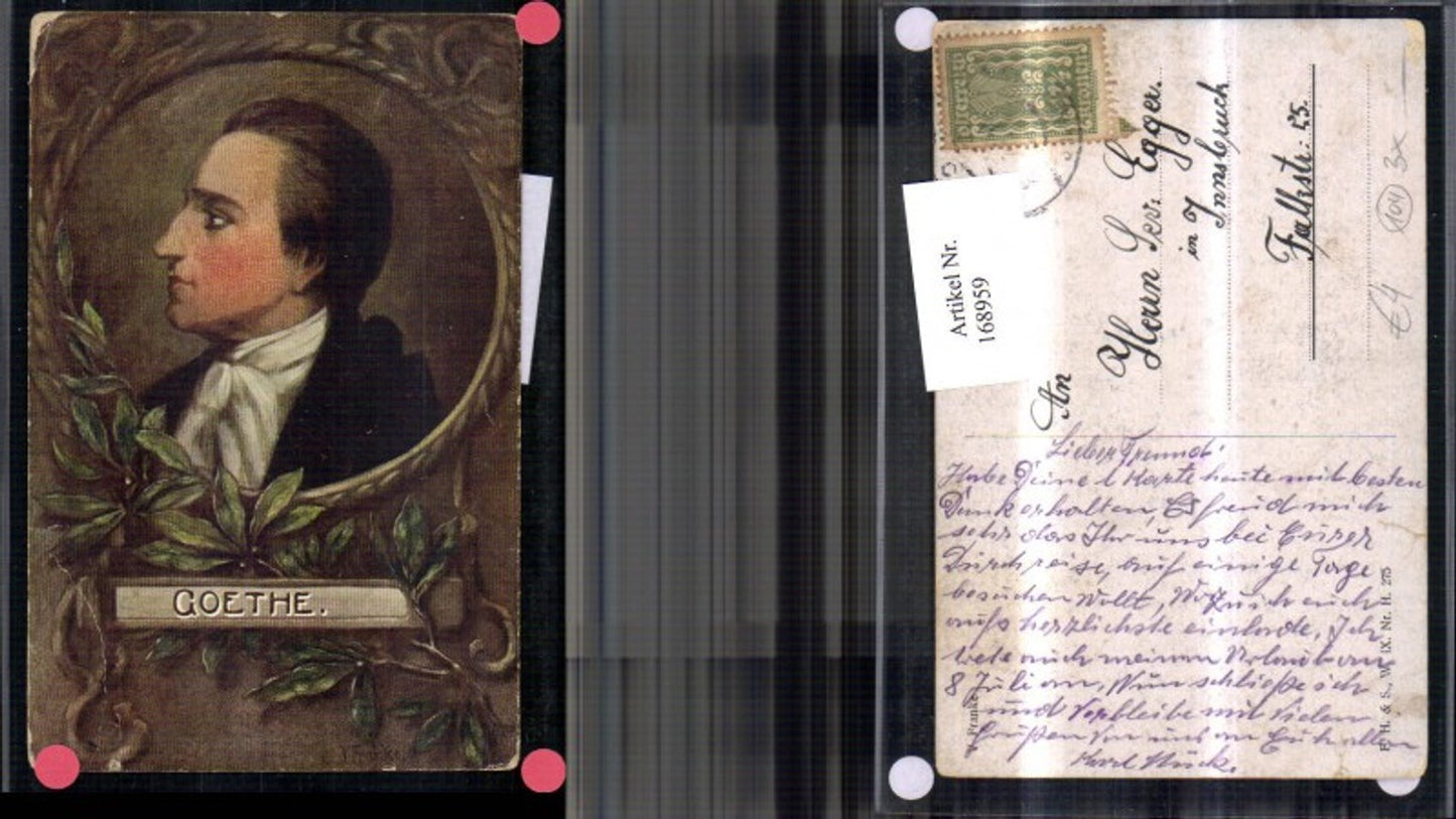 168959, Johann Wolfgang von Goethe Portrait