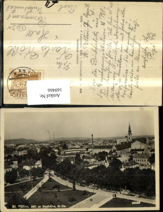 169466, St. Pölten view 1931