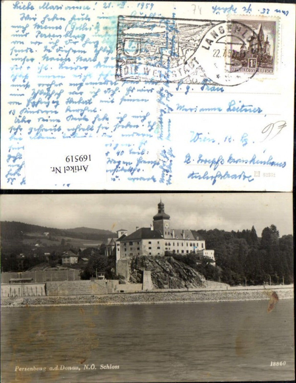 169519, Persenbieg ad Donau Castle 1959