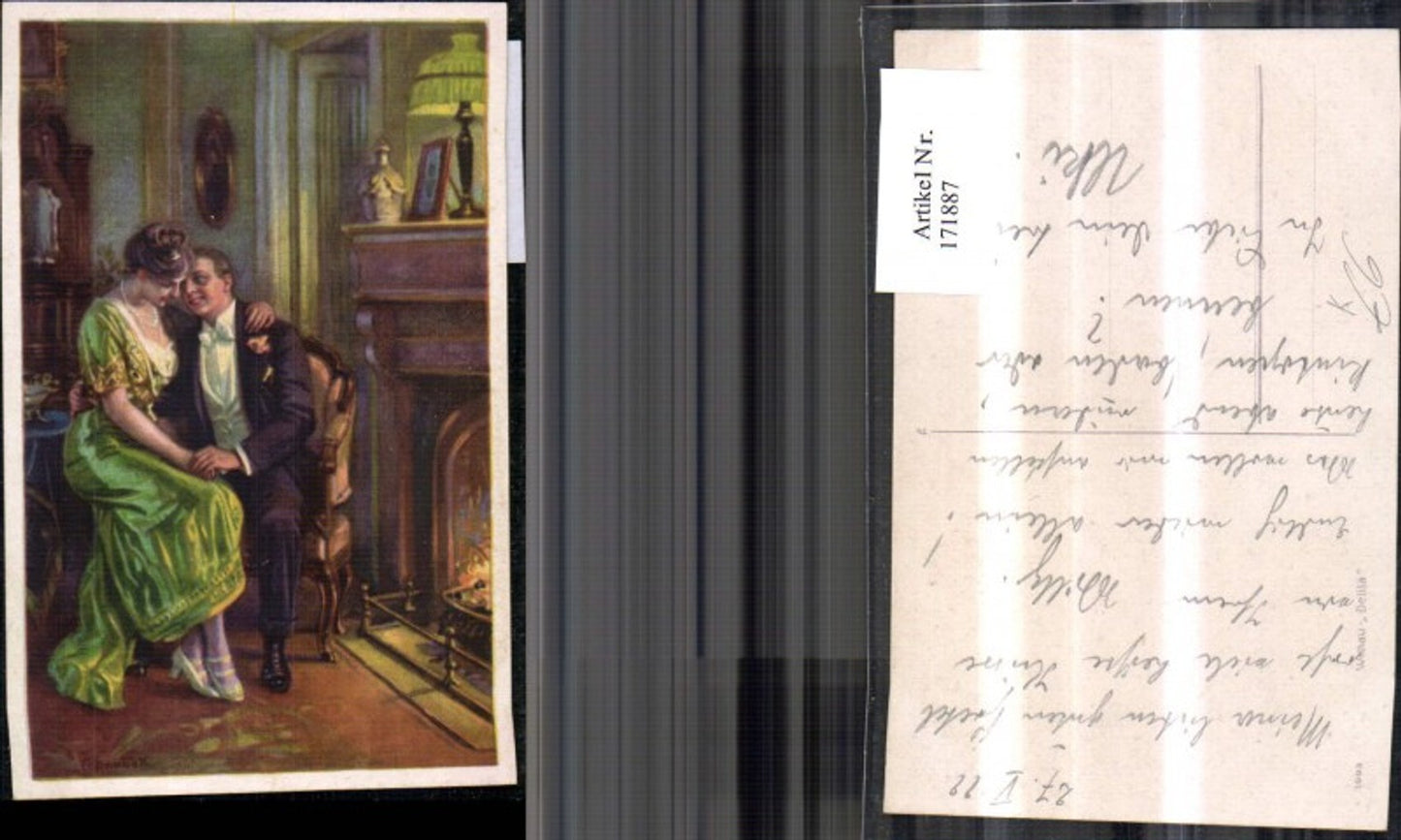 171887,Künstler Ak Delila sign Wenau