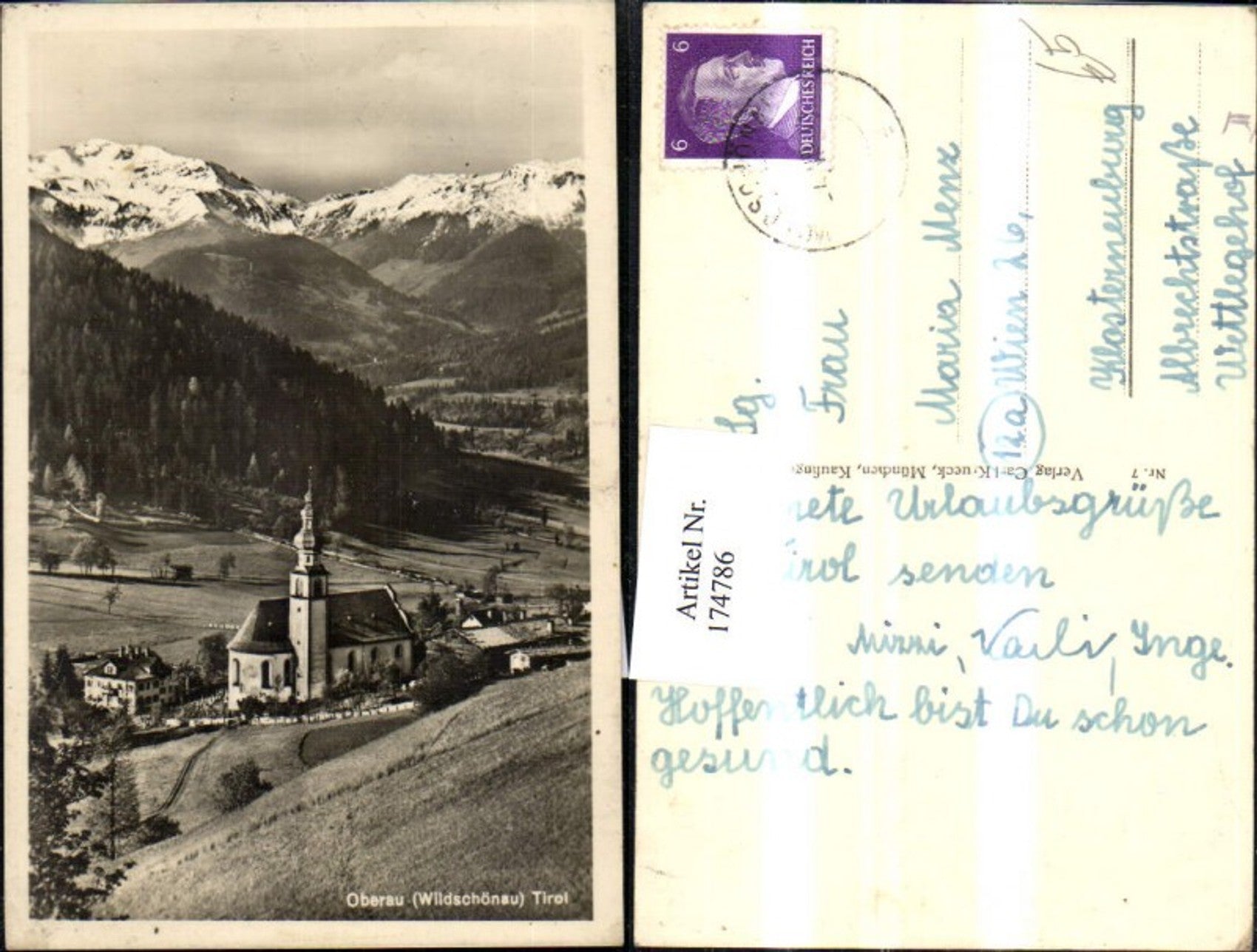 Alte Ansichtskarte – Old Postcard