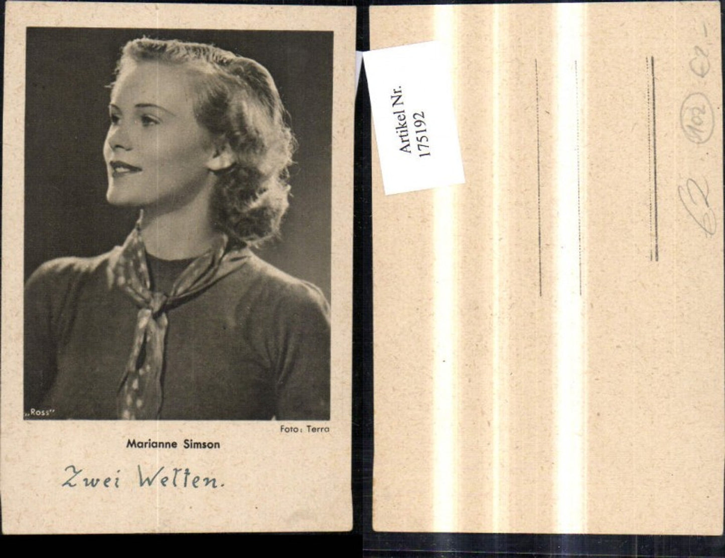 175192, Marianne Simson Two Worlds pub Ross