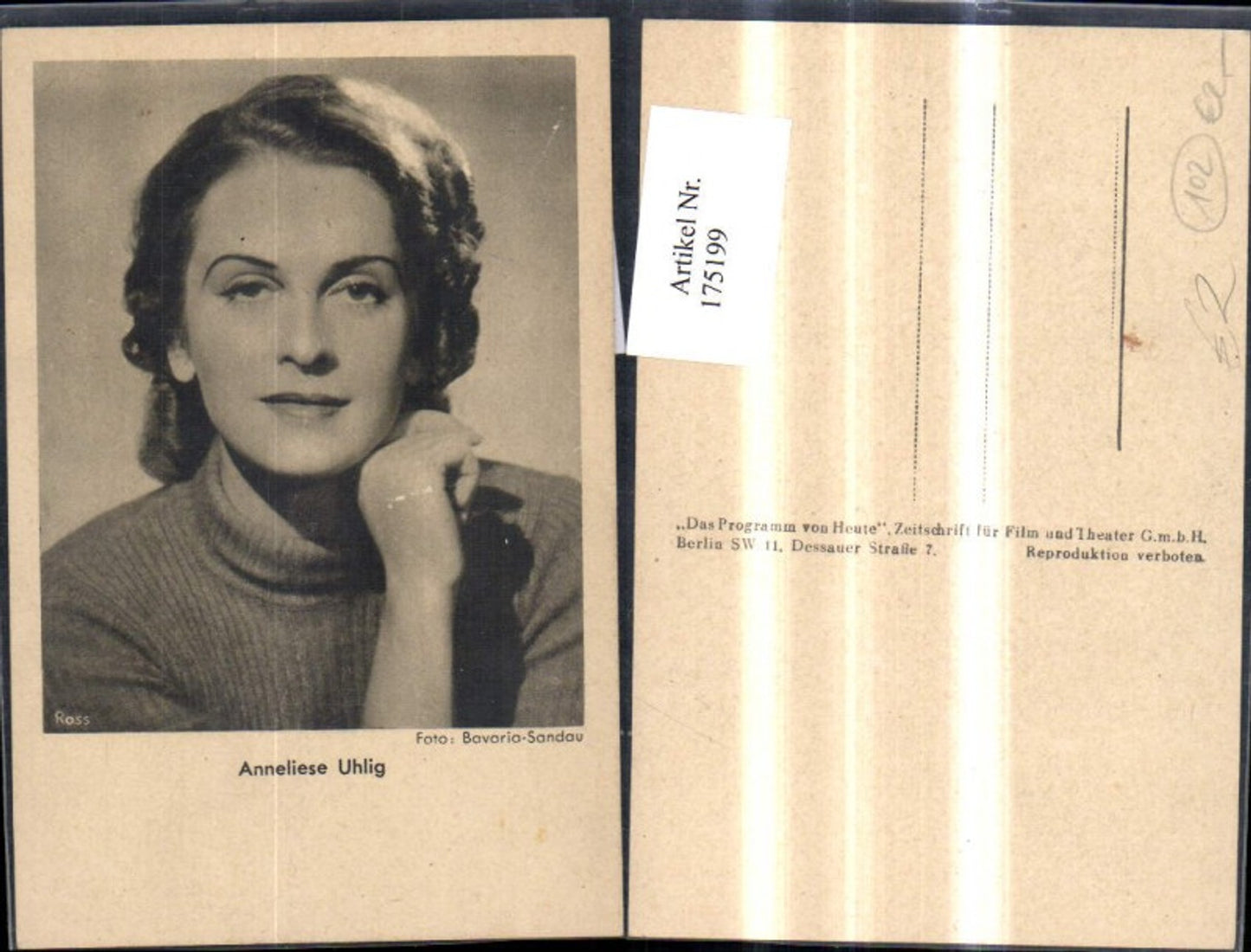 175199, Anneliese Uhlig pub Ross