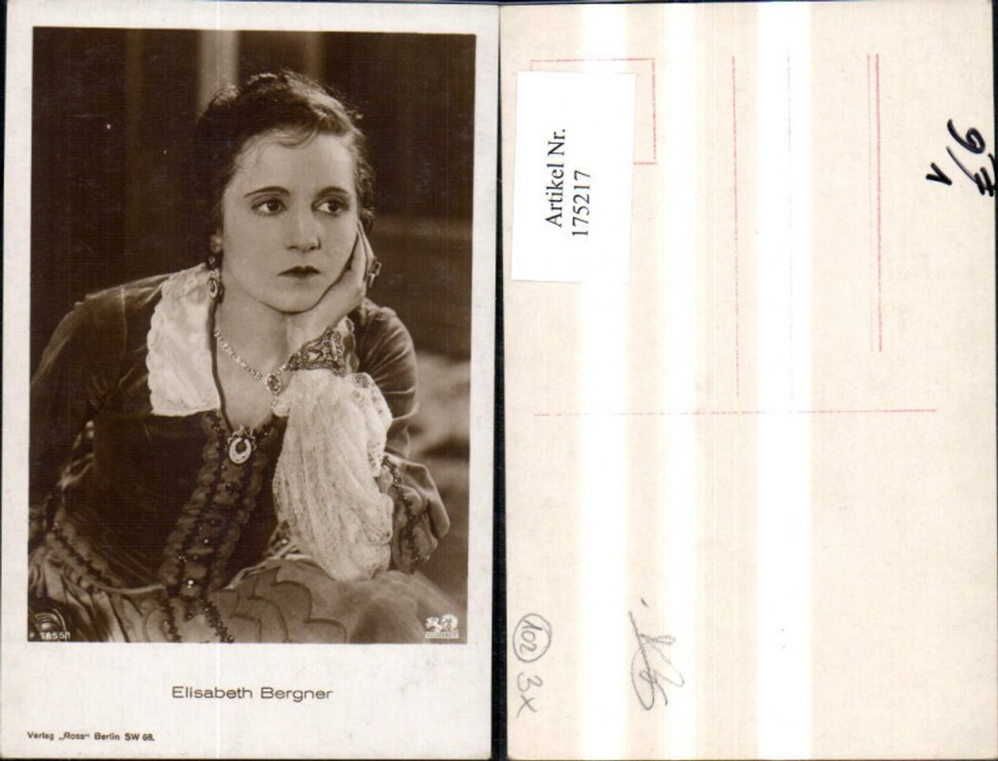 175217, Elisabeth Bergner pub Ross 1655/1