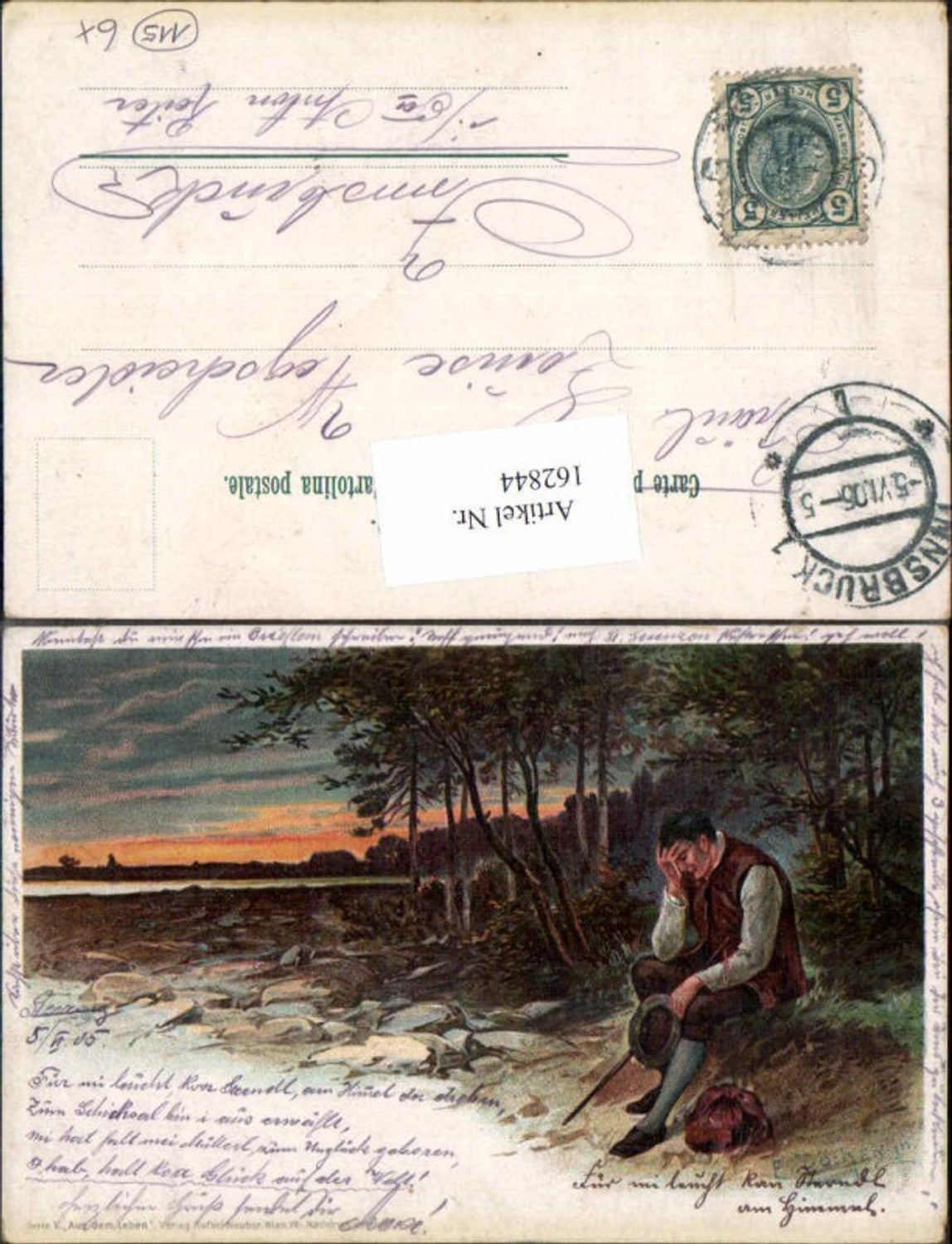 162844, Artist AK E. Döcker Jr. Ser. 5 From Life