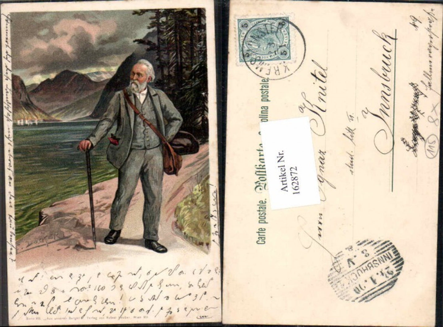 162872, Artist AK E. Döcker Jr. Ser 7 From Our Mountains