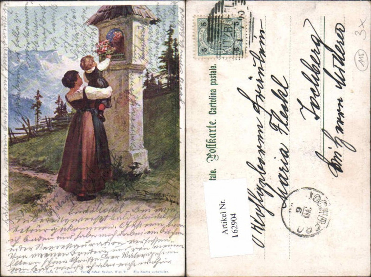 162904, Artist AK E. Döcker jun. Ser 11 In the Field and Home