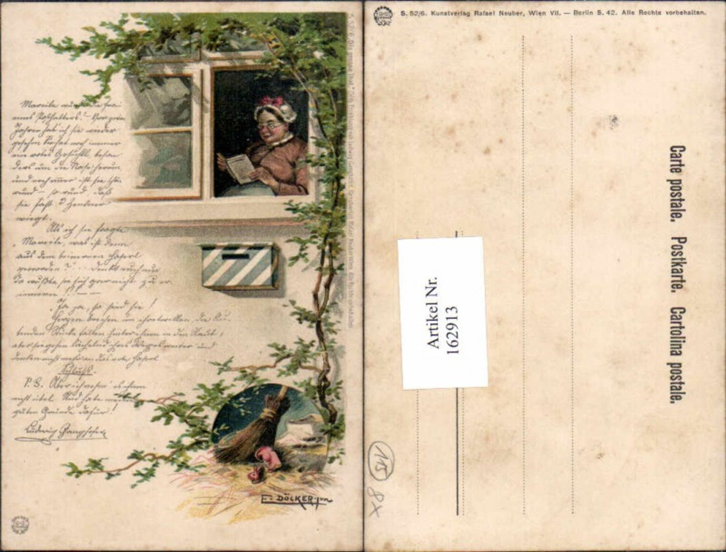 162913, Artist AK E. Döcker jun. 52-6 The Great Deed