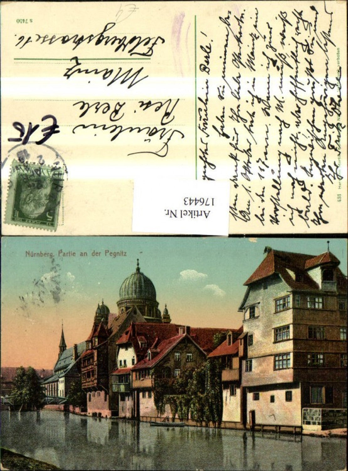 176443,Nürnberg Partie a. d. Pegnitz Ortsansicht