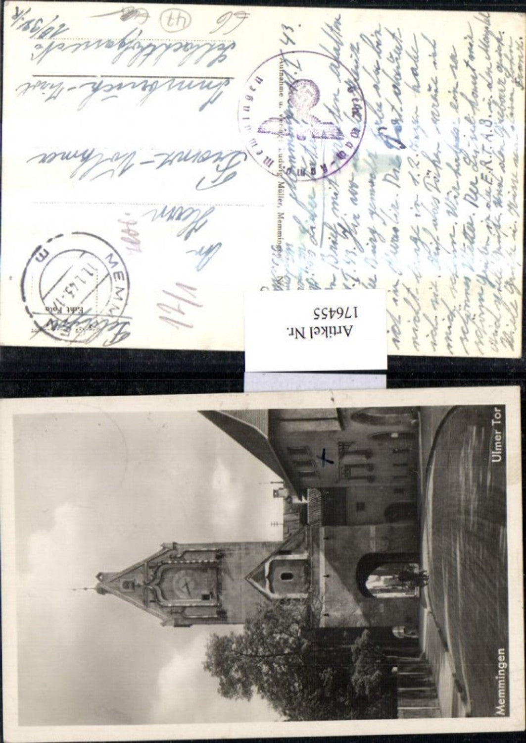 176455,Memmingen Ulmer Tor Ortsansicht