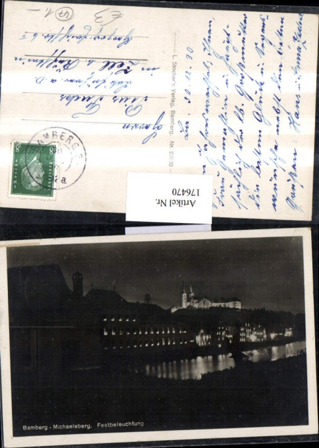 176470,Bamberg Michaelsberg Festbeleuchtung