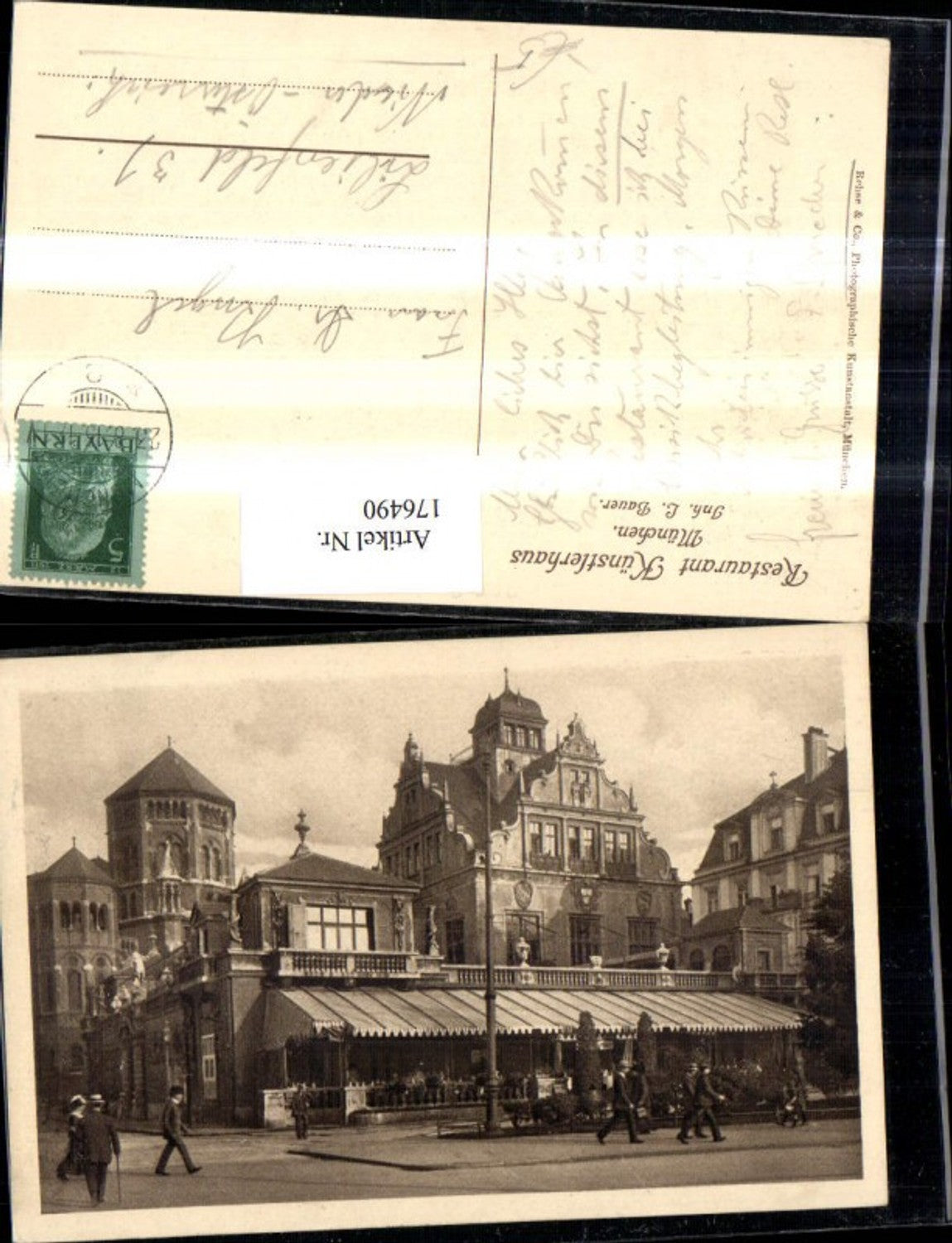 176490,München Restaurant Künstlerhaus Bes. Bauer