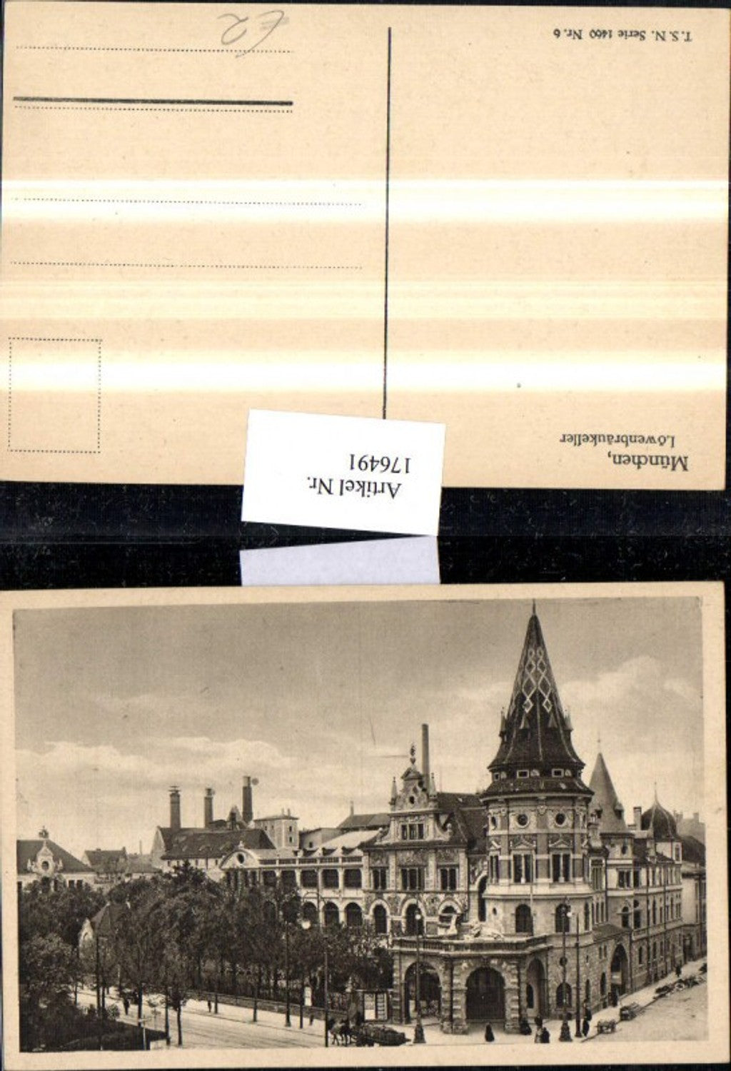 176491,München Löwenbräukeller Ortsansicht