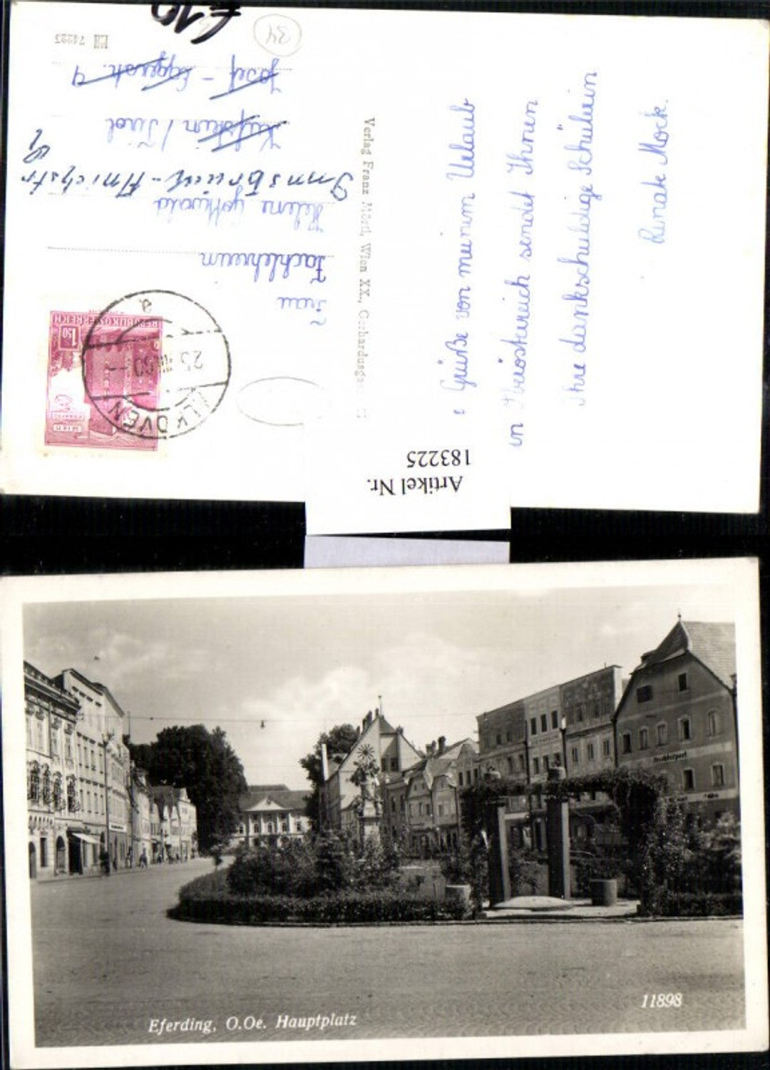 183225,Eferding Hauptplatz Ortsansicht