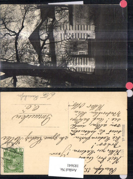 185641, Ramshofen near Braunau, detailed view of a house/villa, 1913