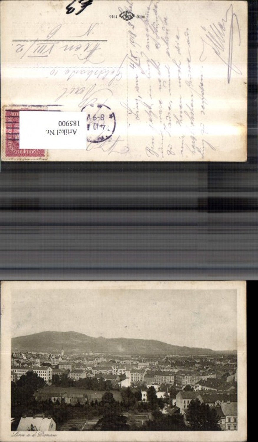 185900, Linz partial view photo Ak