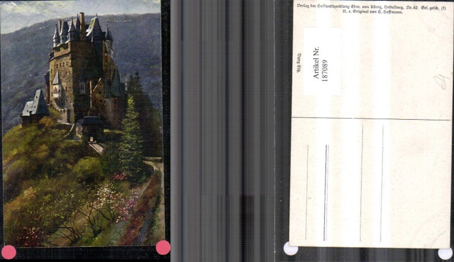 187089, Artist Heinrich Hoffmann, Eltz Castle