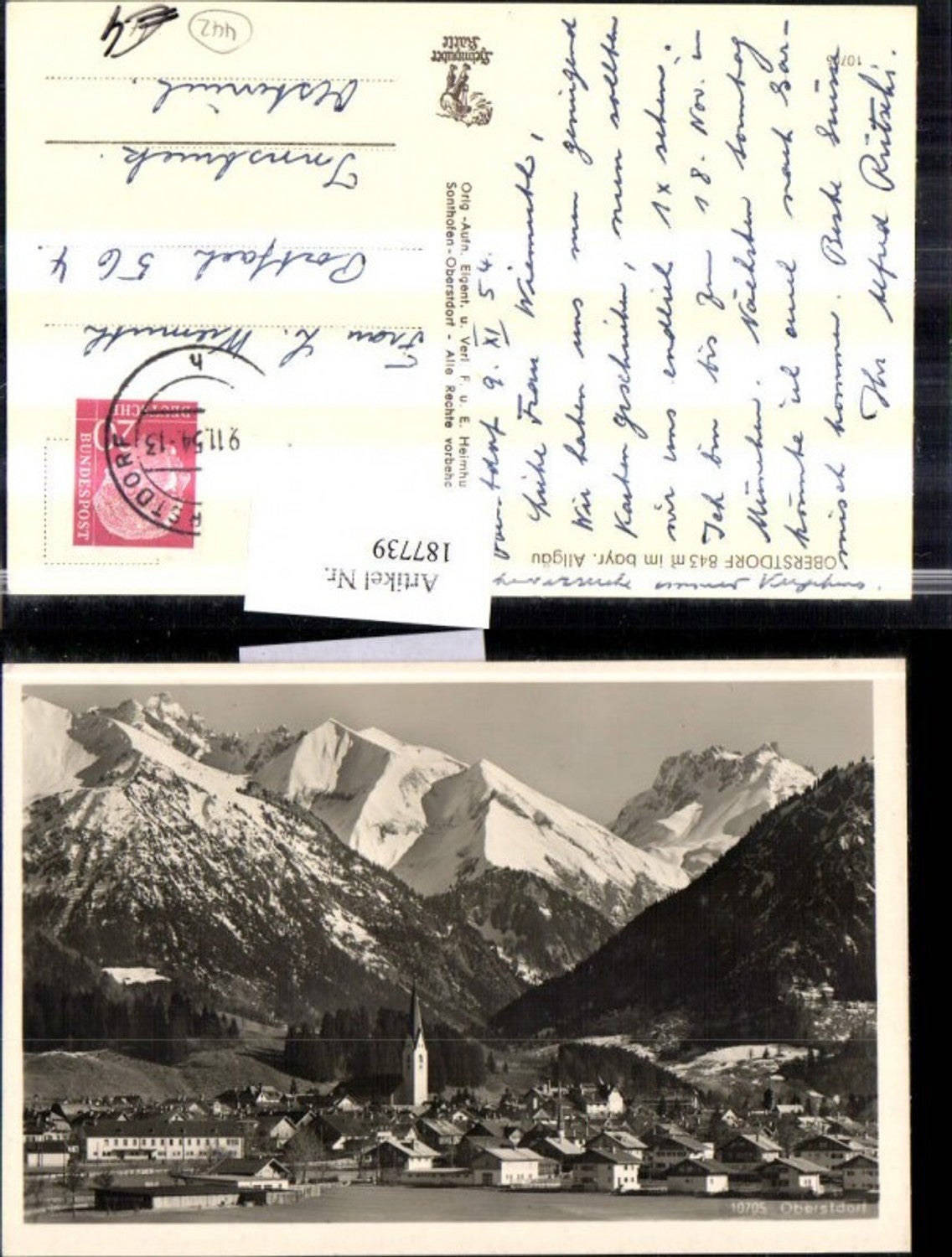 187739,Oberstdorf Totale i. Bayrischen Allgäu