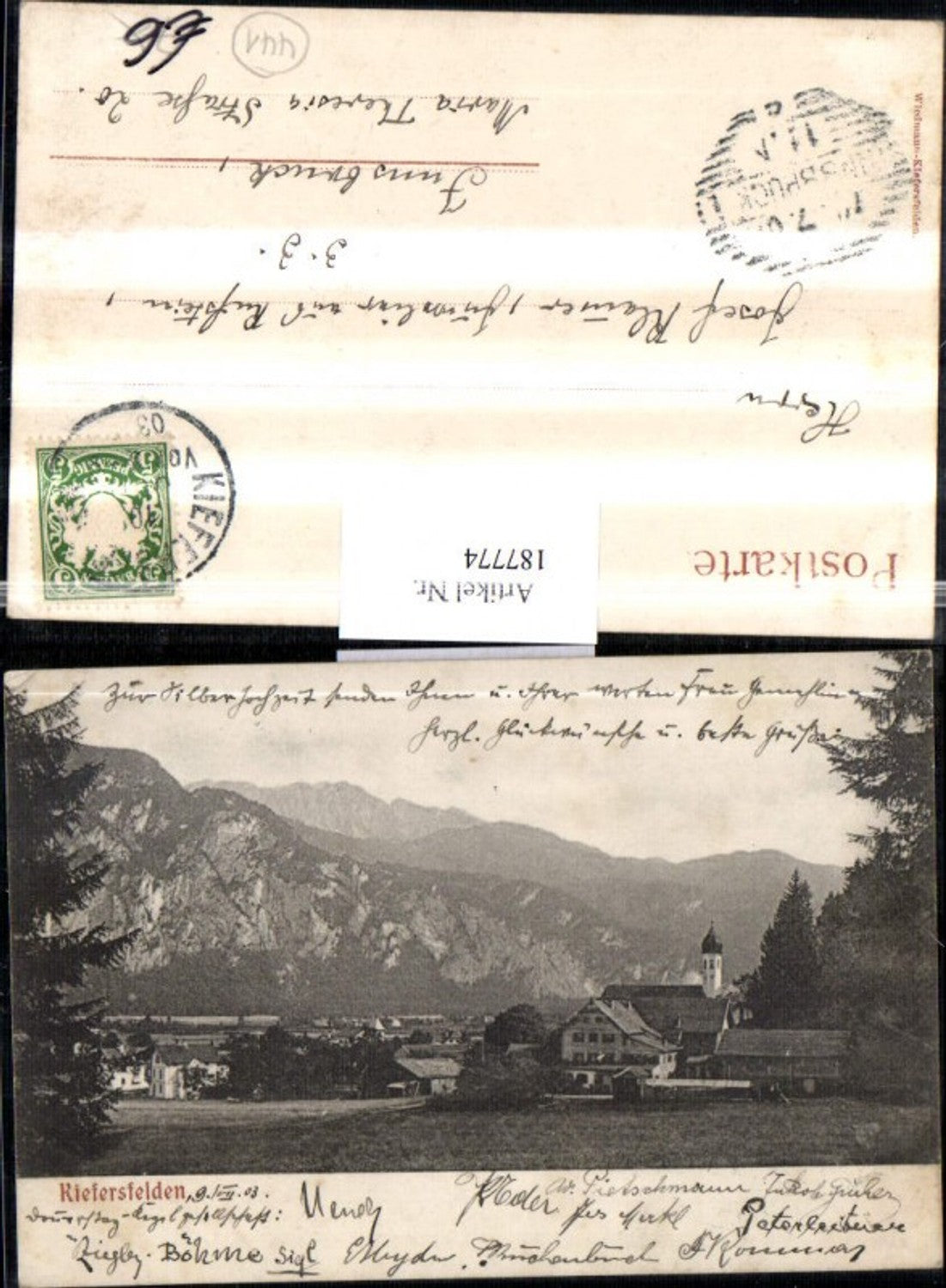 187774,Kiefersfelden Teilansicht