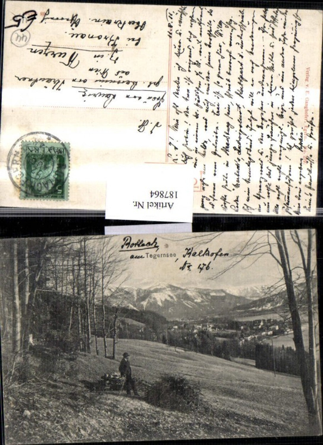 187864,Rottach a. Tegernsee Teilansicht