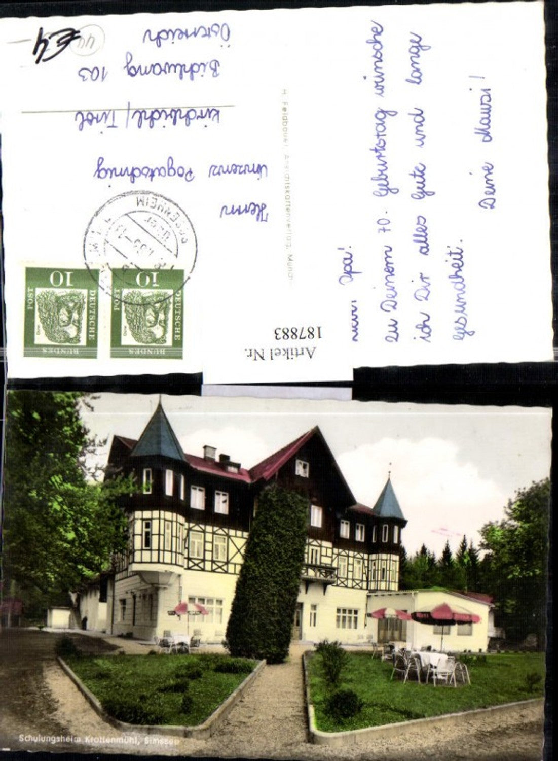187883,Schulungsheim Krottenmühl Simssee