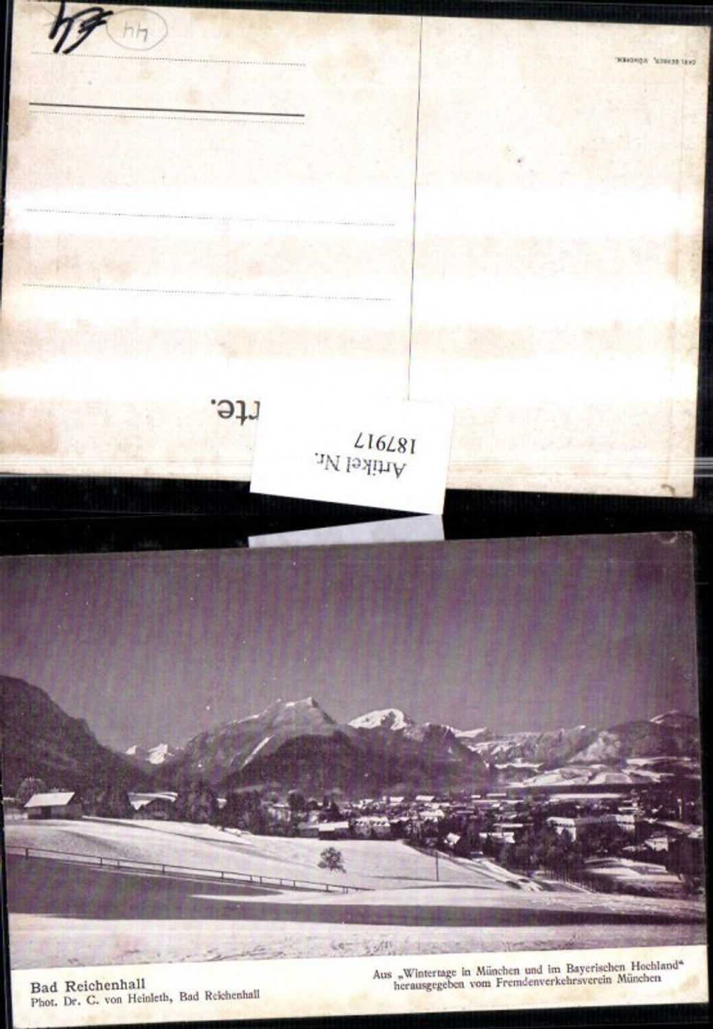 187917,Bad Reichenhall Totale Winterbild