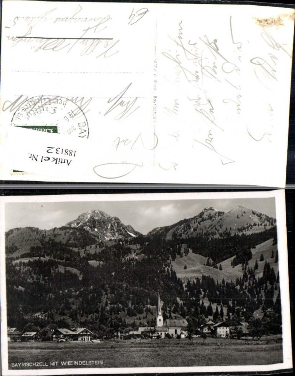 188132,Bayrischzell m. Wendelstein Totale