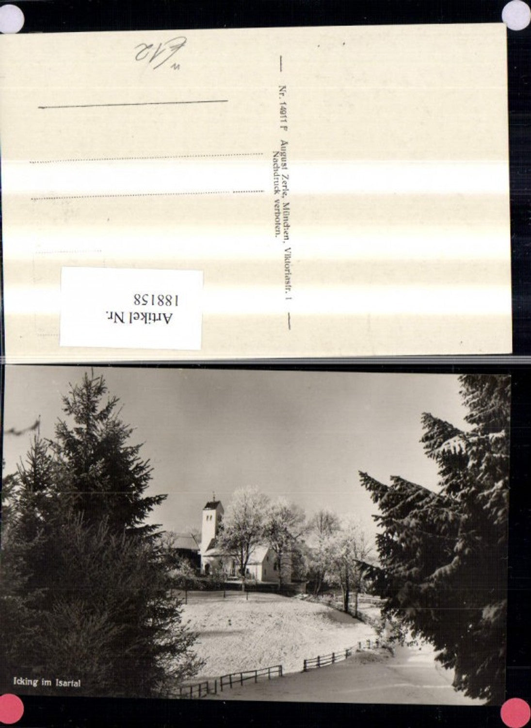 188158,Icking i. Isartal Winteransicht