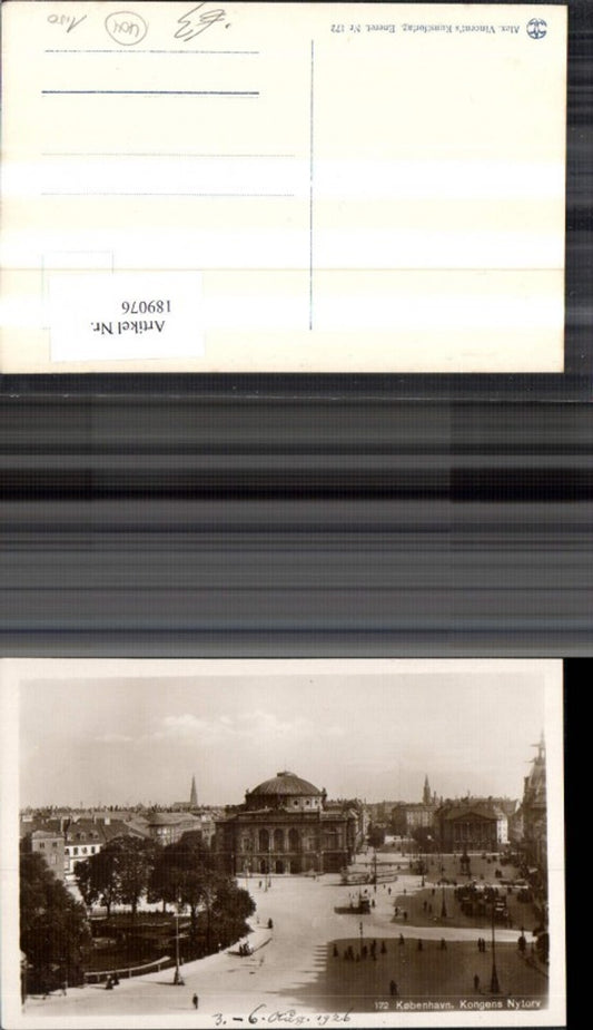 189076, Denmark Copenhagen Kongens Nytory Photo Ak Place