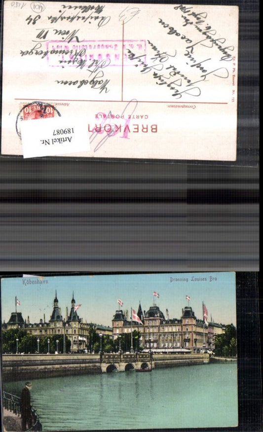 189087,Denmark Kobenhavn Copenhagen Dronning Louises Bro