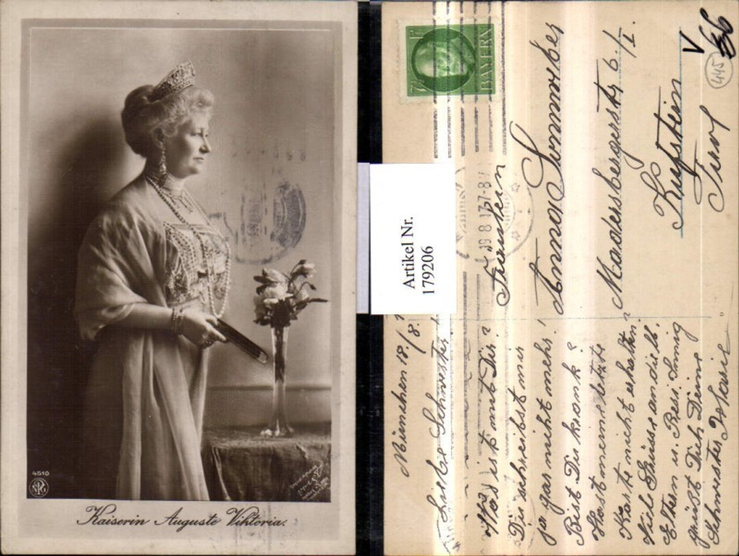 179206, Empress Auguste Viktoria pub NPG 4510
