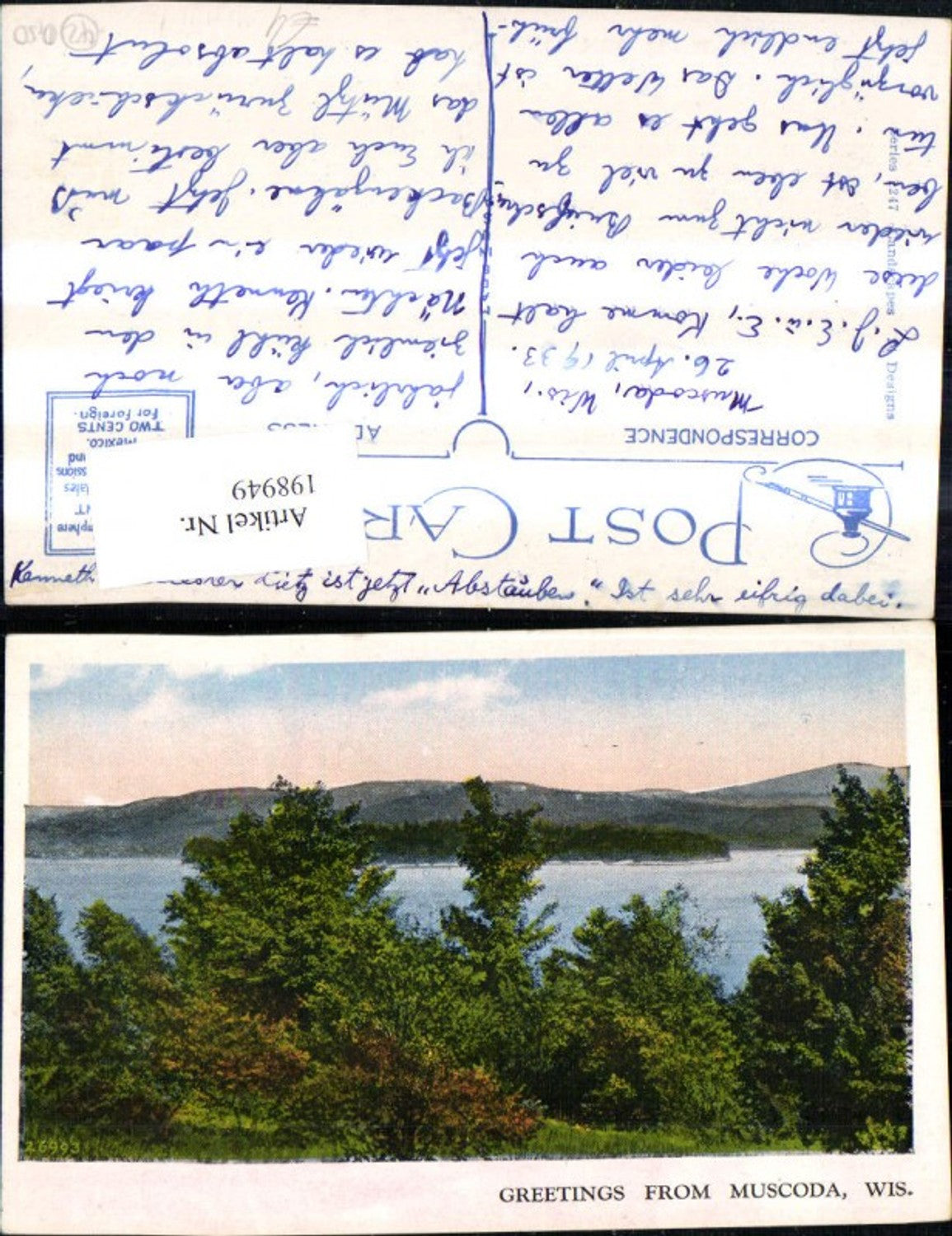 Alte Ansichtskarte – Old Postcard