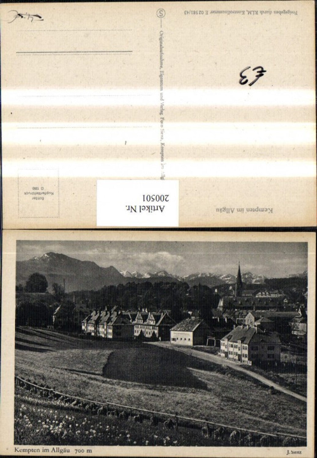 200501,Kempten im Allgäu Teilansicht