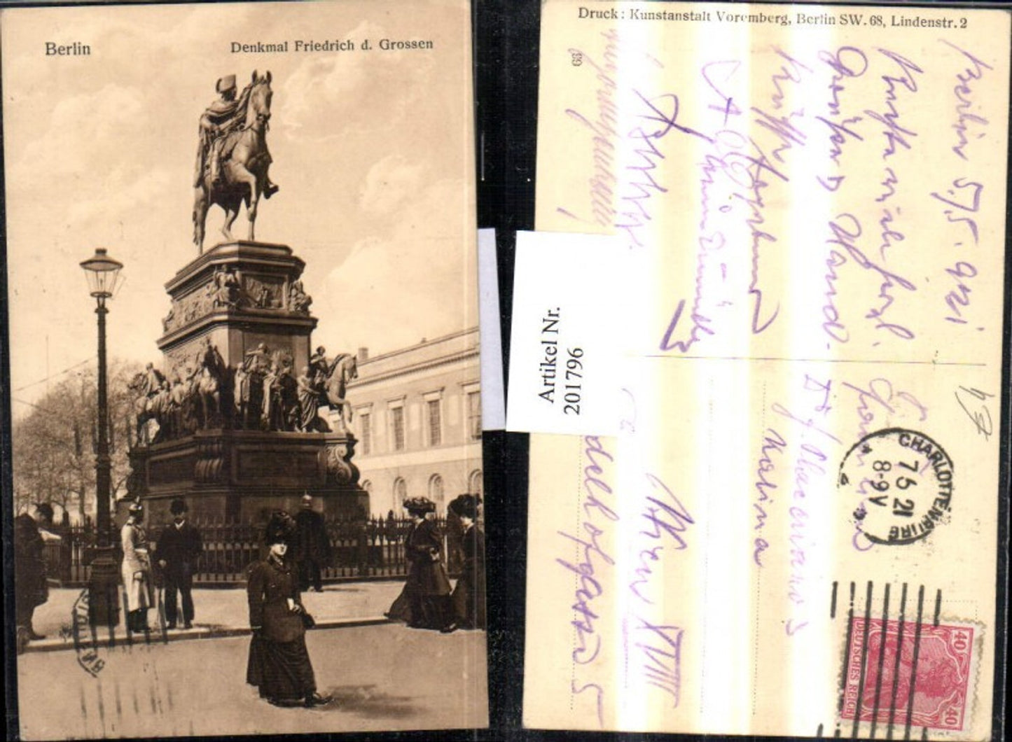 201796, Berlin Monument to Frederick the Great