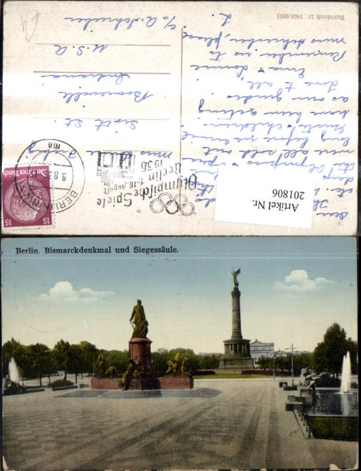 201806, Berlin Bismarck Monument and Victory Column