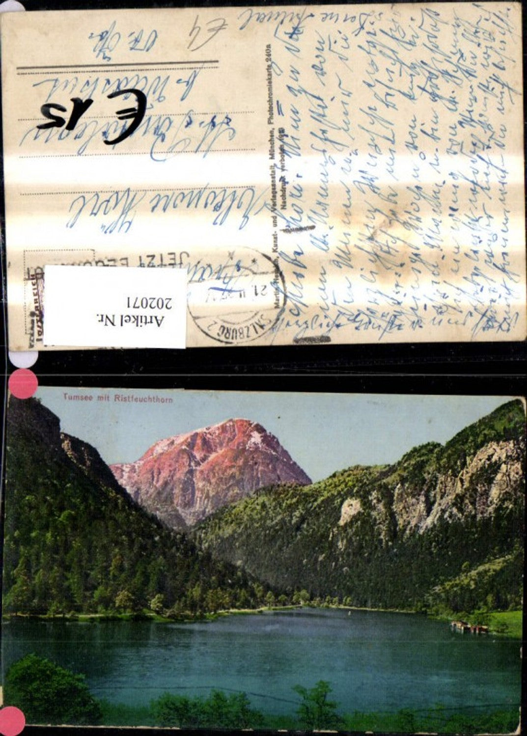 202071,Tumsee m. Ristfeuchthorn b. Bad Reichenhall