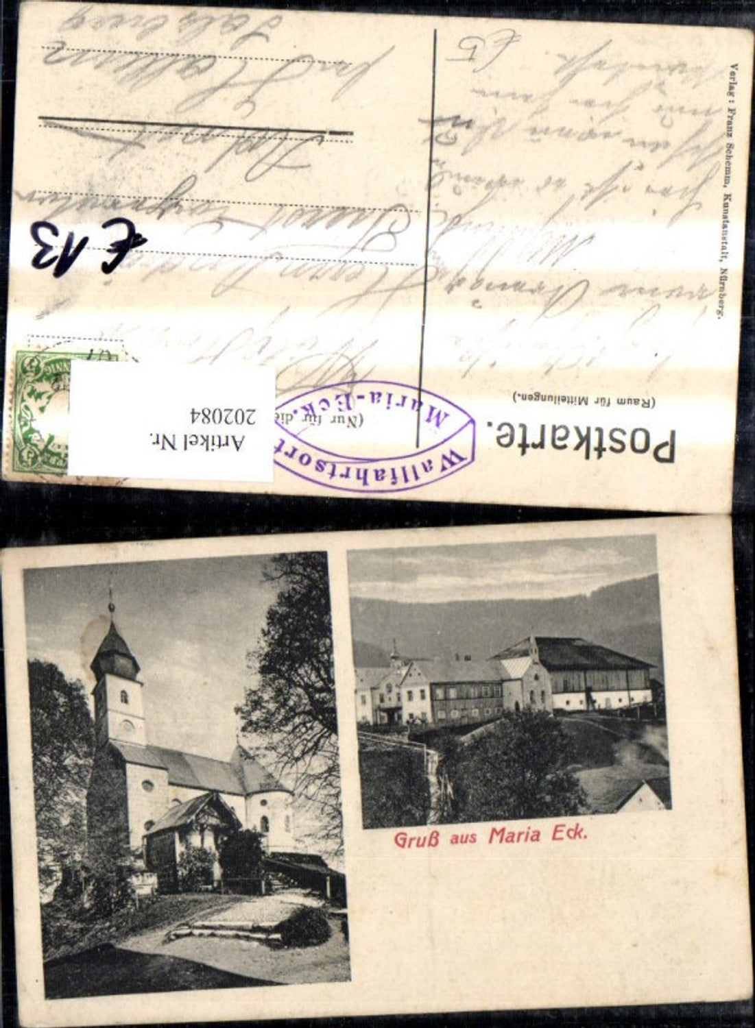 202084,Maria Eck Mehrbild Ak
