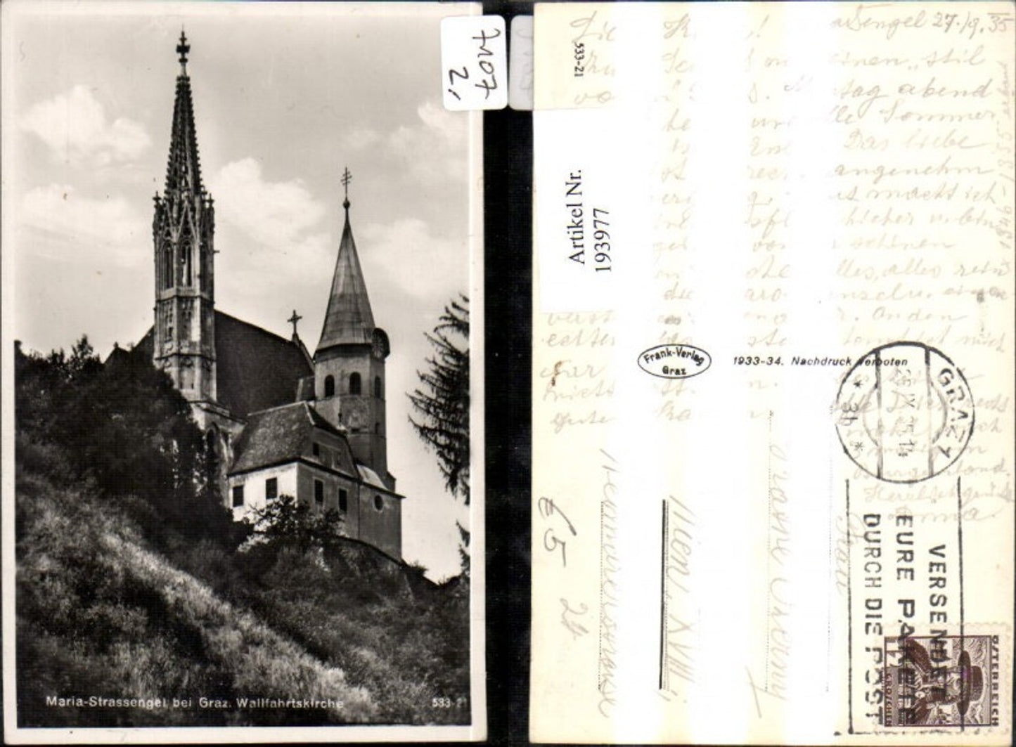 Alte Ansichtskarte – Old Postcard