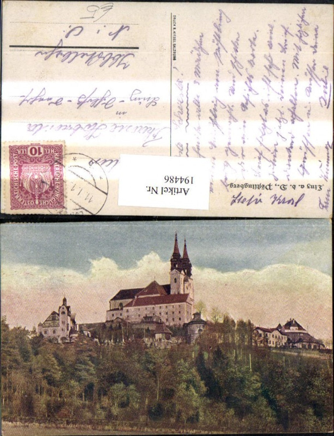 194486, Linz on the Danube Pöstlingberg Church