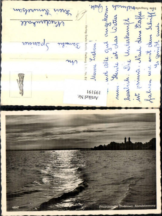 195191, Friedrichshafen Lake Constance Evening mood