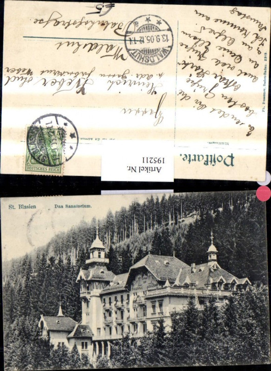 195211, St. Blasien The Sanatorium