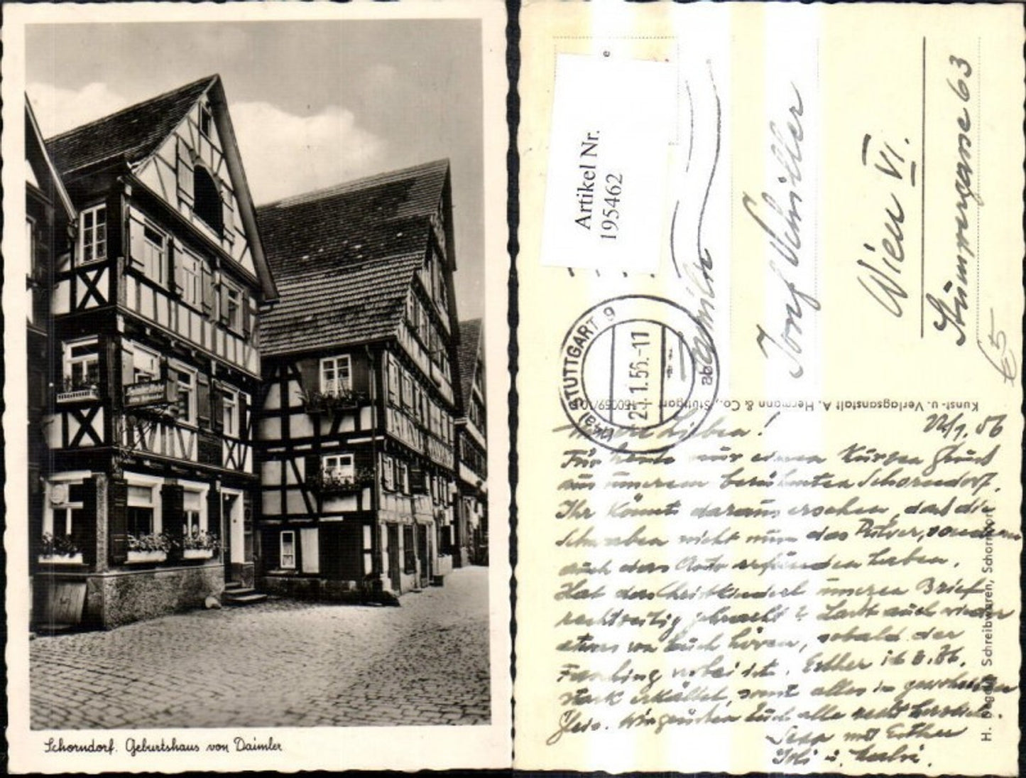 195462, Schorndorf, Daimler's birthplace